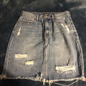 Denim skirt
